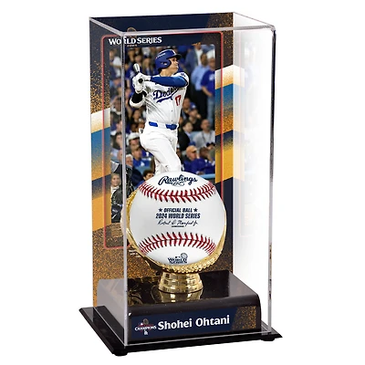 Vitrine sublimée avec image de Shohei Ohtani, champions des World Series 2024 des Dodgers de Los Angeles