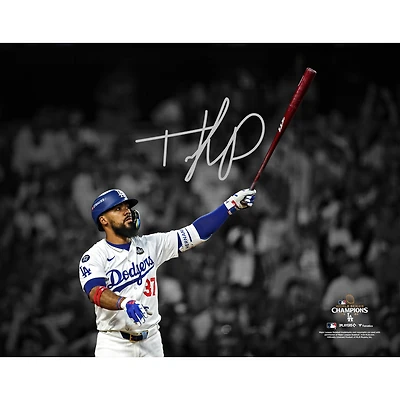 Teoscar Hernandez Los Angeles Dodgers Autographed 2024 World Series Champions 11" x 14" Photograph