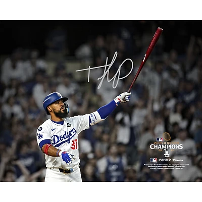 Teoscar Hernandez Los Angeles Dodgers Autographed 2024 World Series Champions 8" x 10" Photograph