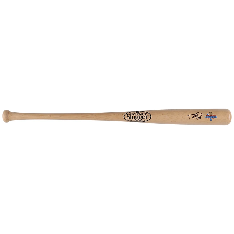 Teoscar Hernandez Los Angeles Dodgers Autographed 2024 World Series Champions Louisville Slugger Bat