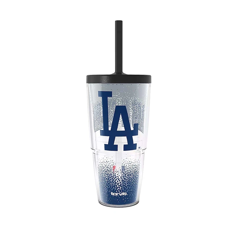 Gobelet classique Tervis Los Angeles Dodgers Defend de 24 oz avec couvercle à paille