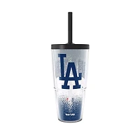 Gobelet classique Tervis Los Angeles Dodgers Defend de 24 oz avec couvercle à paille