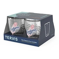 Tervis Los Angeles Dodgers paquet de quatre 12oz. Ensemble de gobelets emblème