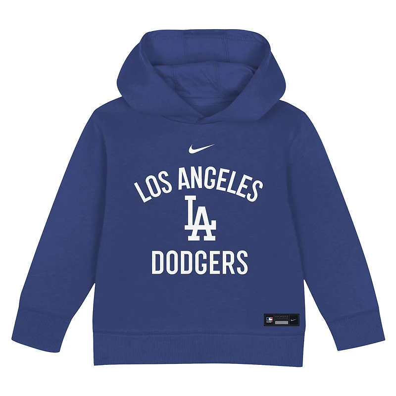Toddler Nike  Royal Los Angeles Dodgers 2-Piece Club Fleece Pullover Hoodie & Sweatpants Set