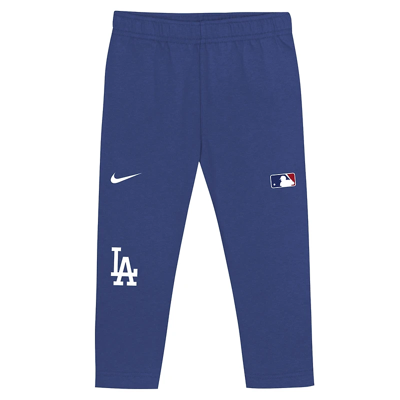 Toddler Nike  Royal Los Angeles Dodgers 2-Piece Club Fleece Pullover Hoodie & Sweatpants Set