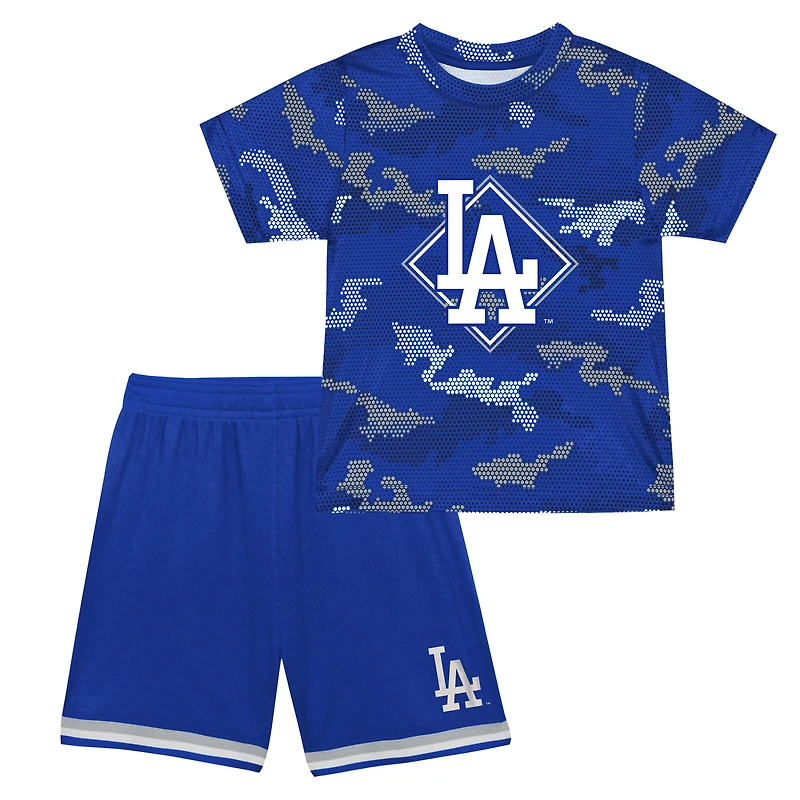 Toddler Fanatics Royal Los Angeles Dodgers Field Ball T-Shirt & Shorts Set