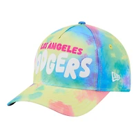 Toddler New Era  Los Angeles Dodgers Tie Dye M-Crown A-Frame 9FORTY Adjustable Hat