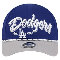 Casquette ajustable New Era Royal Los Angeles Dodgers Team Loyal 9FORTY M-Crown pour tout-petit