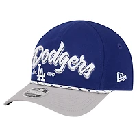 Casquette ajustable New Era Royal Los Angeles Dodgers Team Loyal 9FORTY M-Crown pour tout-petit