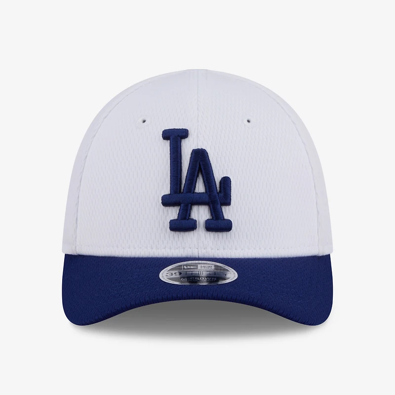 Toddler New Era  White Los Angeles Dodgers Baseball 39THIRTY M-Crown Adjustable Hat