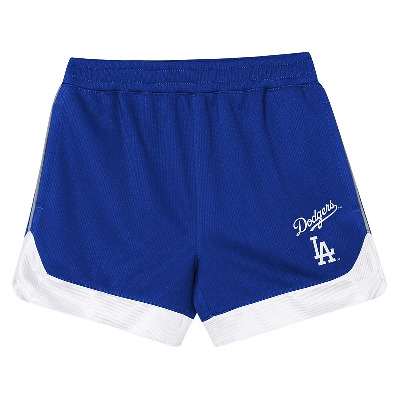 Ensemble t-shirt et short Outerstuff Royal Los Angeles Dodgers pour tout-petits, motif frappeur suppléant