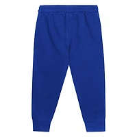 Toddler White/Royal Los Angeles Dodgers Wind Up Pullover Hoodie and Sweatpants Set
