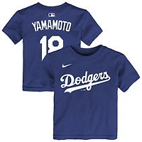Toddler Yoshinobu Yamamoto Royal Los Angeles Dodgers Name & Number T-Shirt