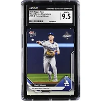 Carte Tommy Edman des Dodgers de Los Angeles 2025 Topps Now '25 Champions des Séries mondiales #WS-8, authentifiée CGC 9.5