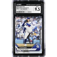 Carte Tyler Glasnow des Dodgers de Los Angeles 2025 Topps Now Champions des Séries mondiales 2025 #WS-7, authentifiée CGC 9.5