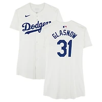 Tyler Glasnow Los Angeles Dodgers Player-Issued #31 White Jersey from the 2024 MLB Season