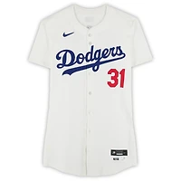 Tyler Glasnow Los Angeles Dodgers Player-Issued #31 White Jersey from the 2024 MLB Season