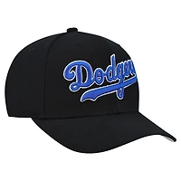 Casquette ajustable unisexe Mitchell & Ness noire Los Angeles Dodgers Basic Coop Pro