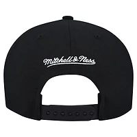 Casquette ajustable unisexe Mitchell & Ness noire Los Angeles Dodgers Basic Coop Pro