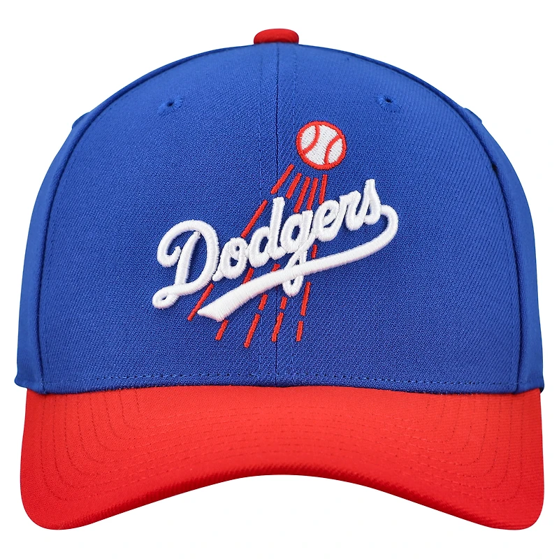 Casquette ajustable unisexe Mitchell & Ness bleue Los Angeles Dodgers Basic Coop Pro