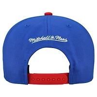 Casquette unisexe Mitchell & Ness bleue Los Angeles Dodgers Basic Coop Pro ajustable