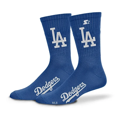 Chaussettes unisexes en satin Starter Royal Los Angeles Dodgers