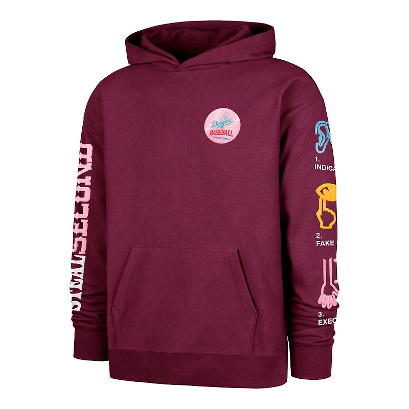Unisex '47 Burgundy Los Angeles Dodgers Earl Foundation Hoodie
