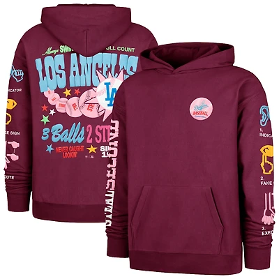 Unisex '47 Burgundy Los Angeles Dodgers Earl Foundation Hoodie