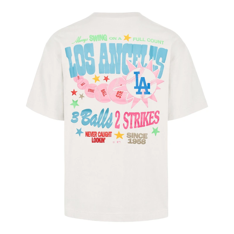 Unisex '47 Cream Los Angeles Dodgers Turnpike Chuck Foundation T-Shirt