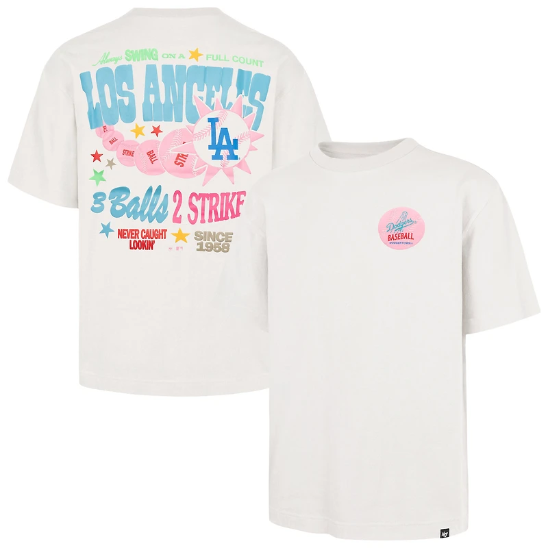 Unisex '47 Cream Los Angeles Dodgers Turnpike Chuck Foundation T-Shirt