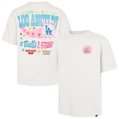 Unisex '47 Cream Los Angeles Dodgers Turnpike Chuck Foundation T-Shirt