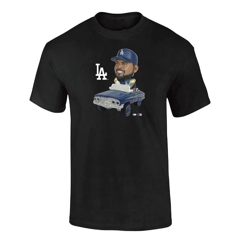 Unisex  Black Los Angeles Dodgers x Ice Cube T-Shirt
