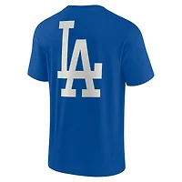 T-shirt unisexe Fanatics Royal Los Angeles Dodgers Elements super doux à manches courtes