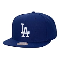 Casquette unisexe Mitchell & Ness Royal Los Angeles Dodgers à logo latéral
