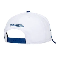 Unisex Mitchell & Ness White/Royal Los Angeles Dodgers XL Script Pro Crown Adjustable Hat