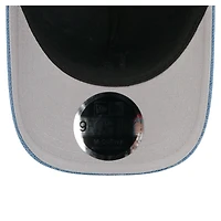 Casquette unisexe New Era Denim Los Angeles Dodgers A-Frame 9FORTY ajustable