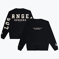 Sweat-shirt unisexe Peace Collective noir Los Angeles Dodgers Spirit à col rond