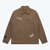 Unisex Peace Collective  Walnut Los Angeles Dodgers Heavyweight Work Jacket