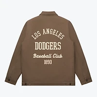 Unisex Peace Collective  Walnut Los Angeles Dodgers Heavyweight Work Jacket