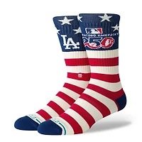 Unisex Stance Los Angeles Dodgers American's 250th Crew Socks