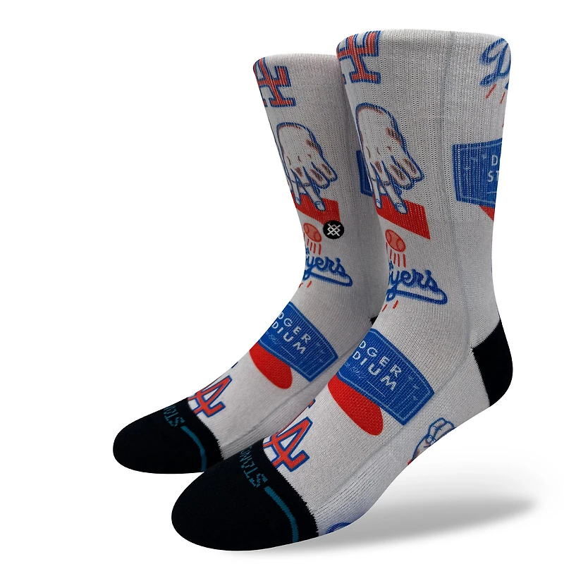 Chaussettes unisexes Stance Los Angeles Dodgers Local Crew