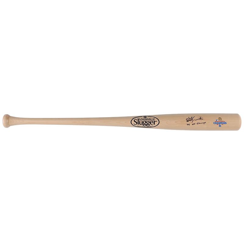 Will Smith Los Angeles Dodgers Autographed 2024 World Series Champions Louisville Slugger Bat with "24 WS Champs" Inscription