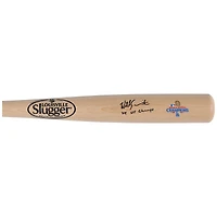 Will Smith Los Angeles Dodgers Autographed 2024 World Series Champions Louisville Slugger Bat with "24 WS Champs" Inscription