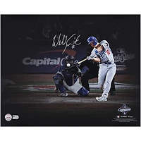 Photo dédicacée de Will Smith, des Dodgers de Los Angeles, champions des Séries mondiales 2025 (match 7), format 40 x 50 cm (16 x 20 pouces) : coup de circuit victorieux.