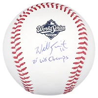 Will Smith Los Angeles Dodgers Autographed  2025 World Series Logo Baseball with "25 WS Champs" Inscription