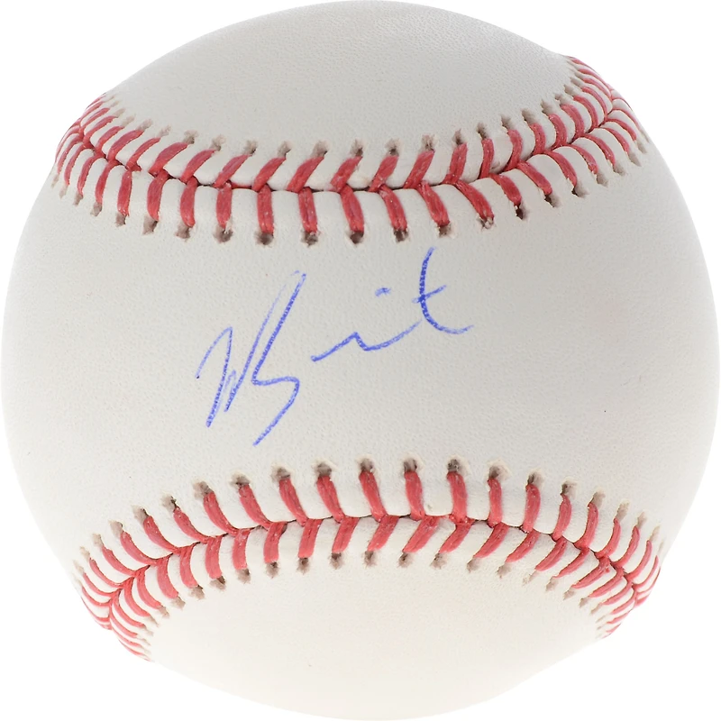 Ballon de baseball autographié par Will Smith des Dodgers de Los Angeles