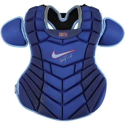 Protection thoracique Nike royale autographiée et portée en match par Will Smith (Los Angeles Dodgers) lors de la saison 2024 de la MLB - NF70451997