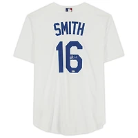 Maillot réplique blanc dédicacé par Will Smith des Los Angeles Dodgers de Nike