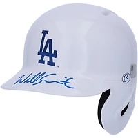 Casque de frappeur miniature chromé alternatif autographié par Will Smith des Los Angeles Dodgers de Rawlings - Exclusivité Fanatics