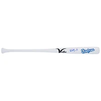 Bâton miniature Victus autographié par Will Smith, des Dodgers de Los Angeles, avec identification de l'équipe.